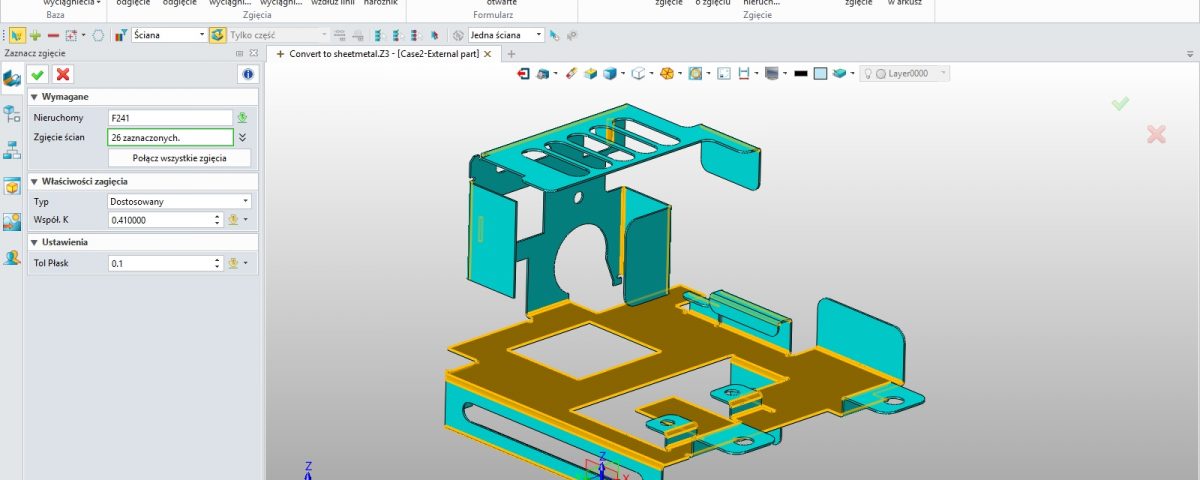 Modelowanie Elementów Blaszanych W Zw3d Cad Cam