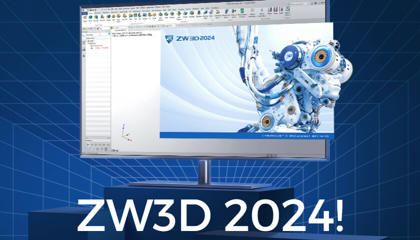 Przetestuj nowe funkcje ZW3D 2024