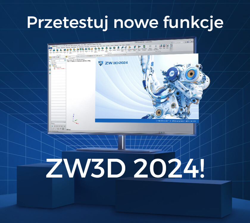 Przetestuj nowe funkcje ZW3D 2024