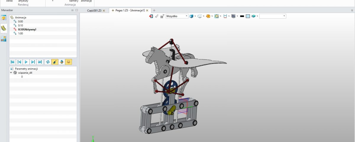 ZW3D Standard, moduł do tworzenia złożeń i animacji