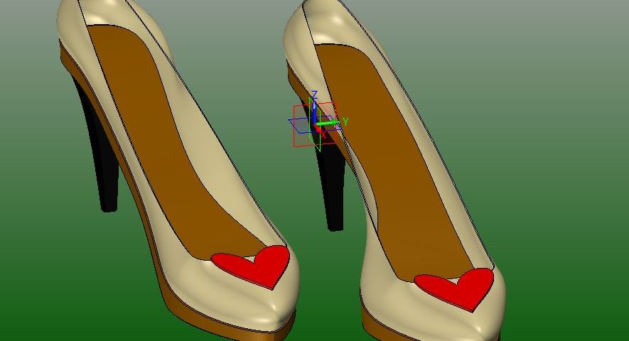 Edycja obcasa buta w ZW3D CAD/CAM