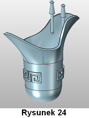 Odbijanie kształtu za pomocą funkcji lustro w ZW3D CAD/CAM