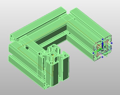 Złożenie konstrukcji spawanej z własnym profilem w ZW3D CAD/CAM