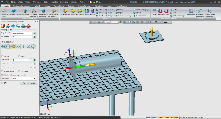 Przygotowanie części i złożenia w środowisku CAD